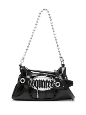 DSQUARED GOTHIC LEATHER BELT BAG