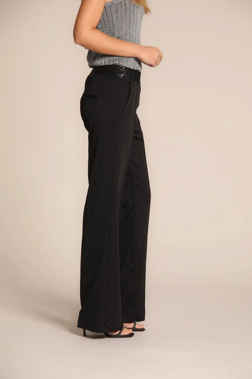 Easy Straight women's chino pants in jersey with zebra print straight fit