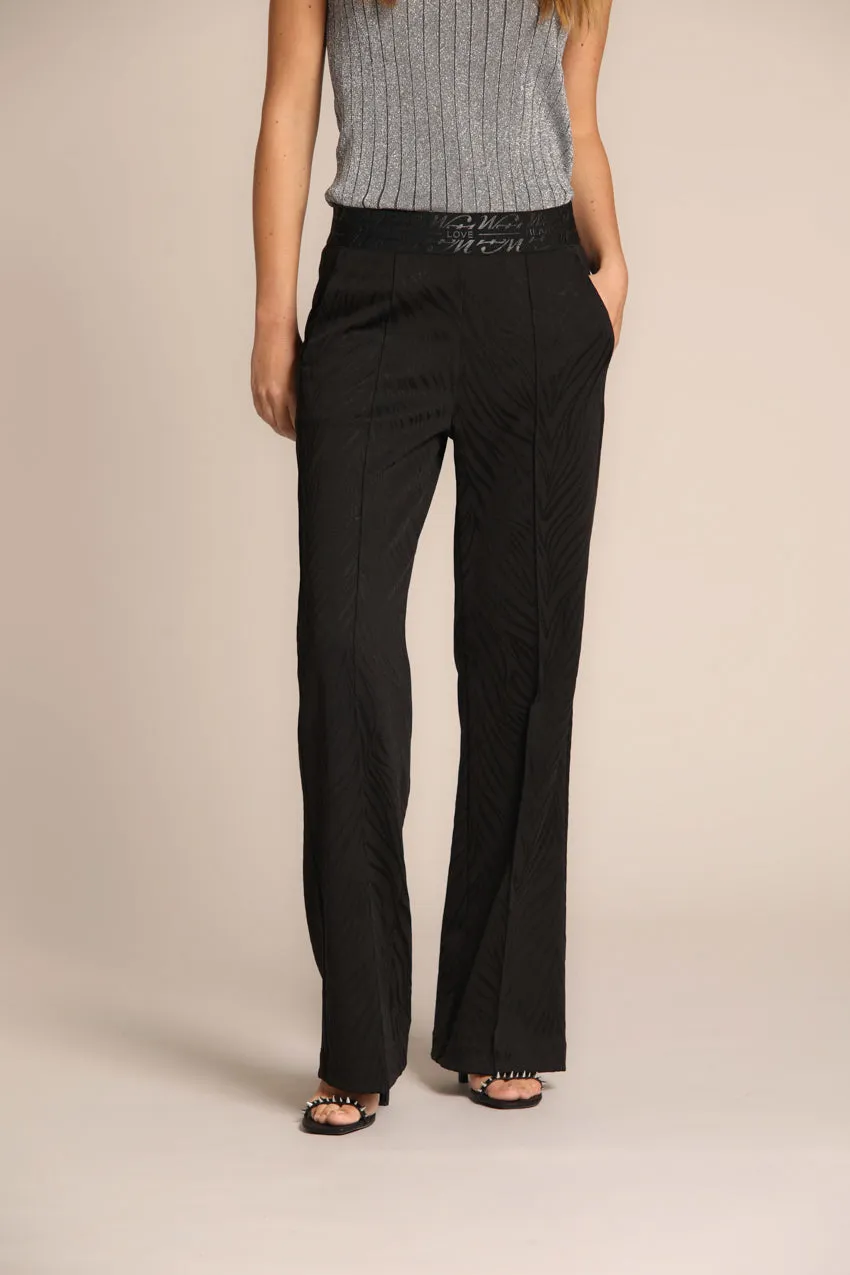 Easy Straight women's chino pants in jersey with zebra print straight fit