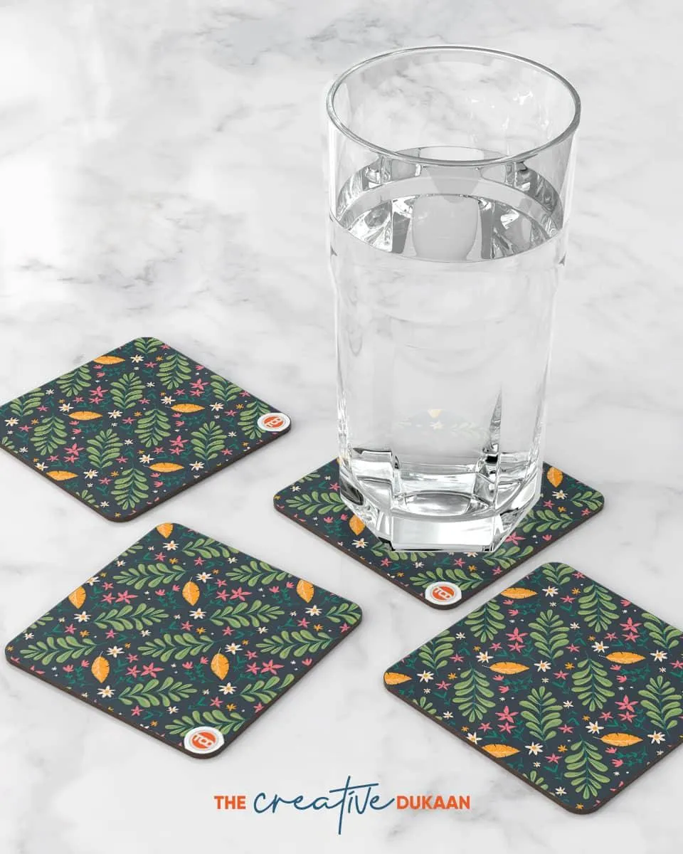Floral Decorative Coasters