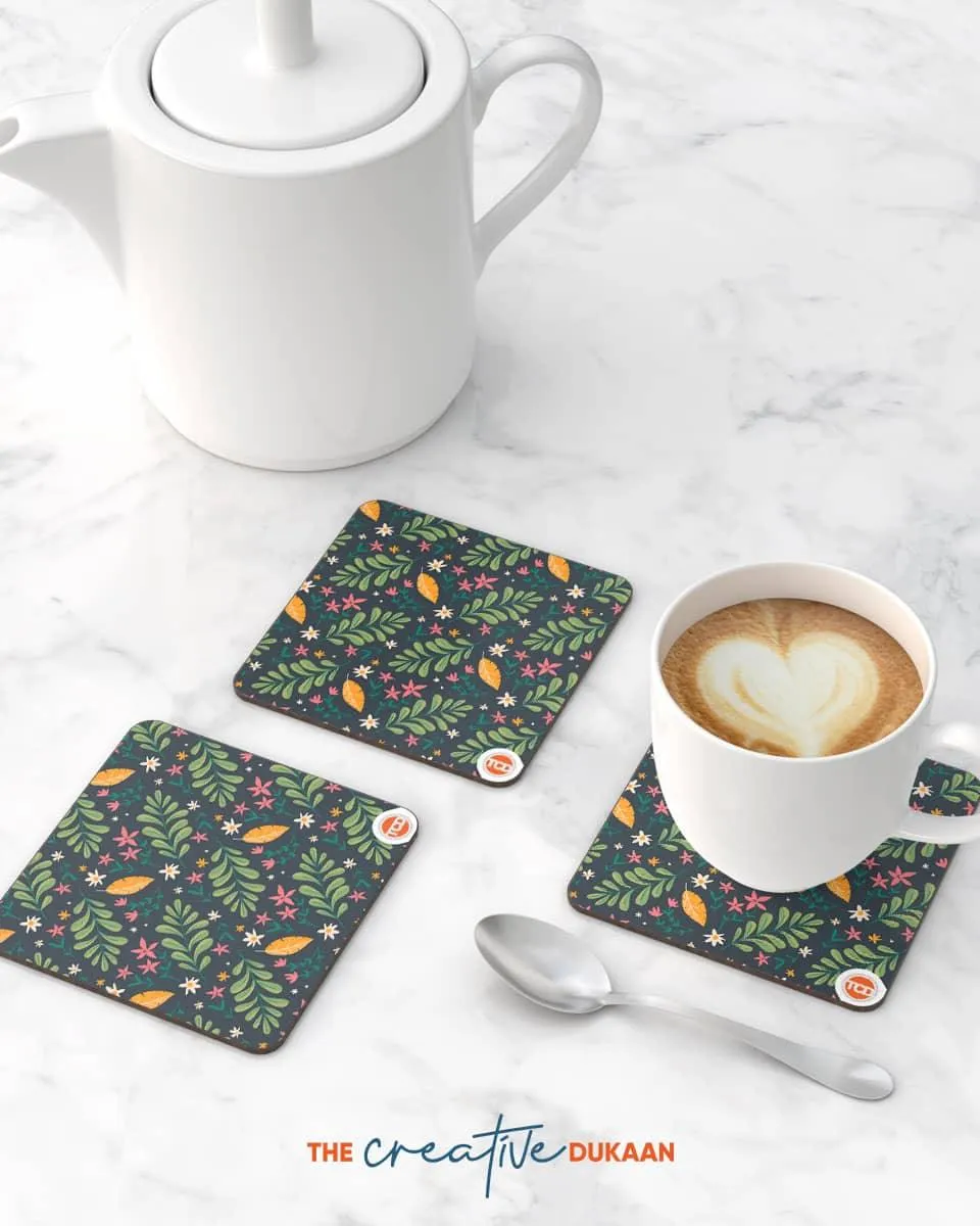 Floral Decorative Coasters