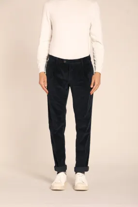 Genova men's velvet 500-striped regular fit chino pants