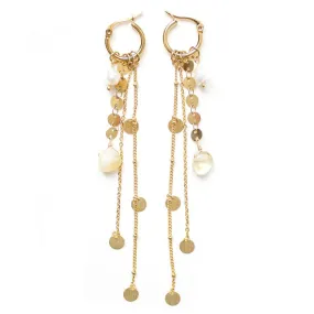 Gold Plated Honey Hoops