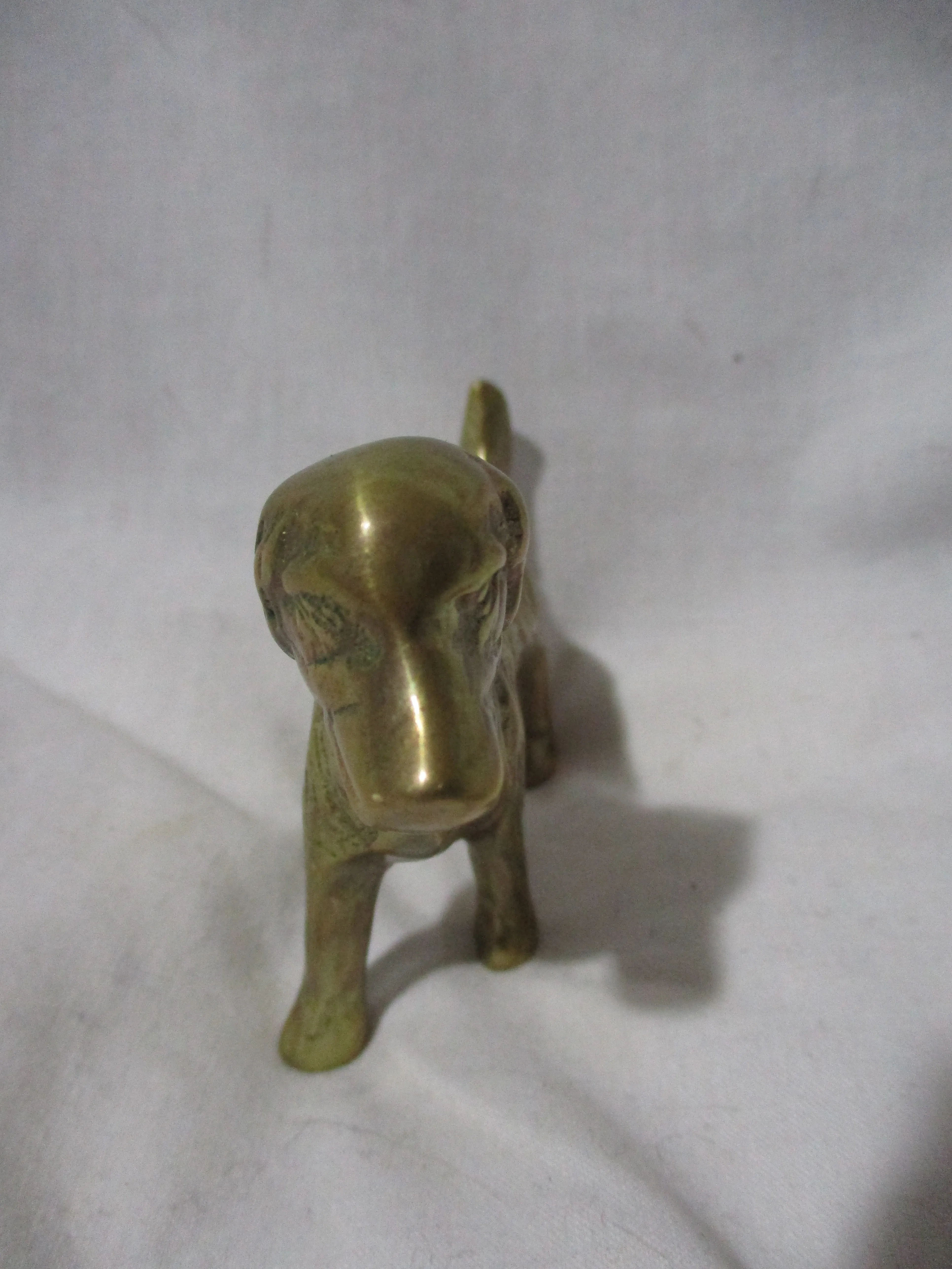 GOLDEN RETRIEVER LAB LABRADOR Brass DOG Figurine Art Decor Pooch
