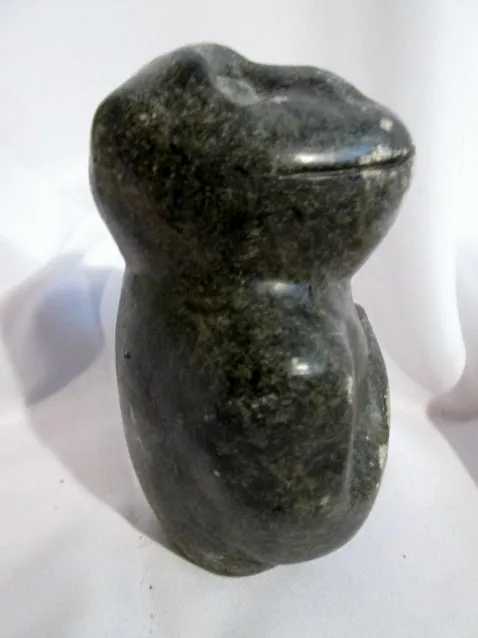 Handmade Signed BTAKA MONKEY APE Figure Hand Statue Sculpture Inuit Art Primitive Eskimo 6.5"
