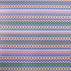 Hex Tile Printed Spandex | Blue Moon Fabrics