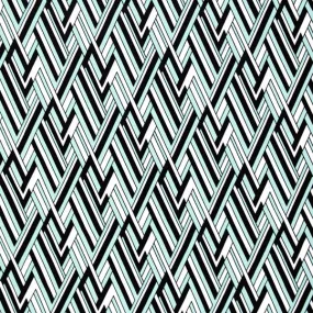 Jagged Edge Optical Illusion Printed Spandex | Blue Moon Fabrics