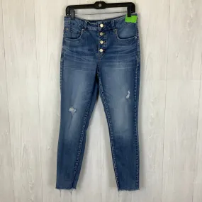 Jeans Skinny By Maurices In Blue Denim, Size: 8