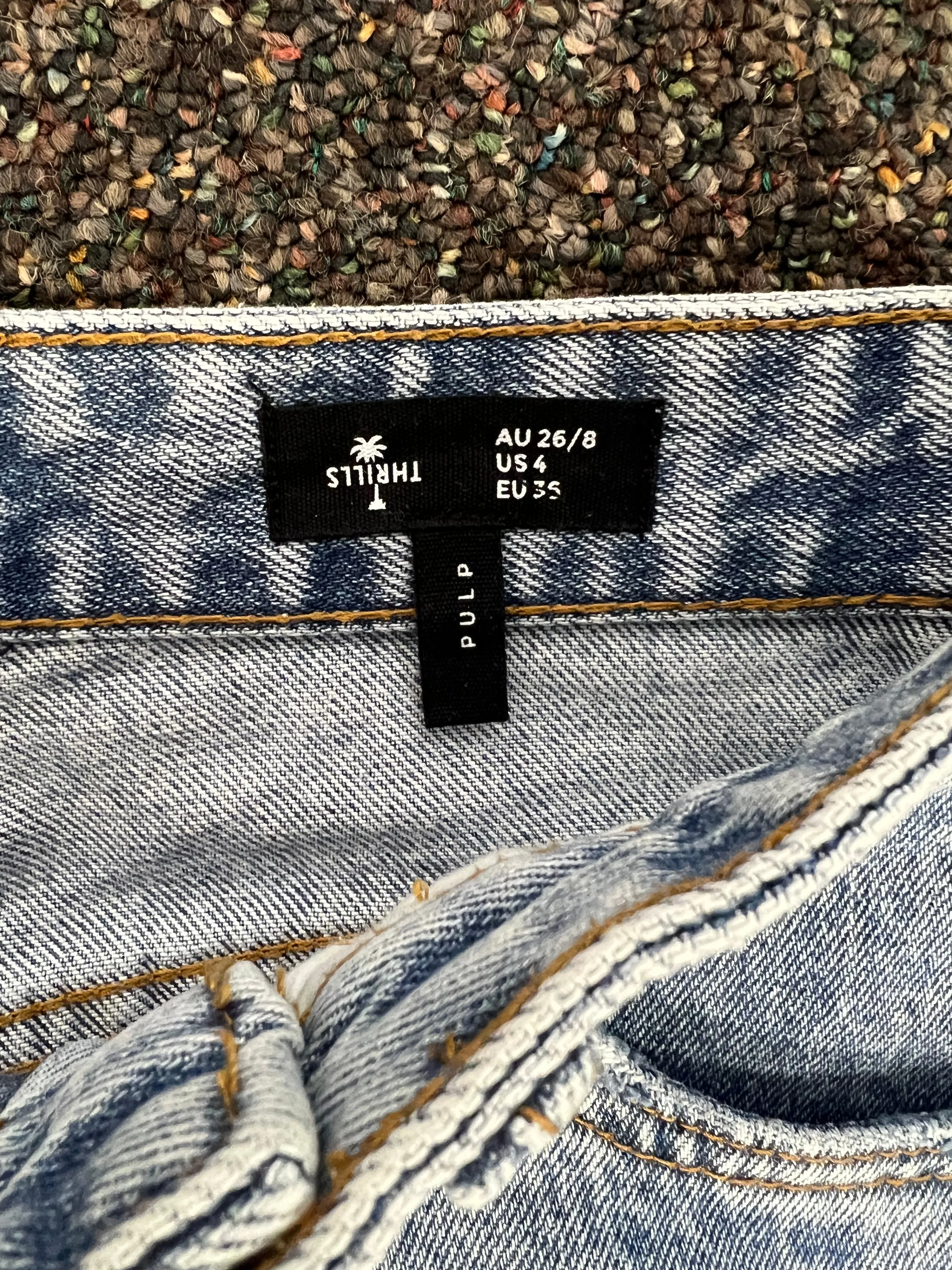 Jeans Straight By Cma In Blue Denim, Size: 4