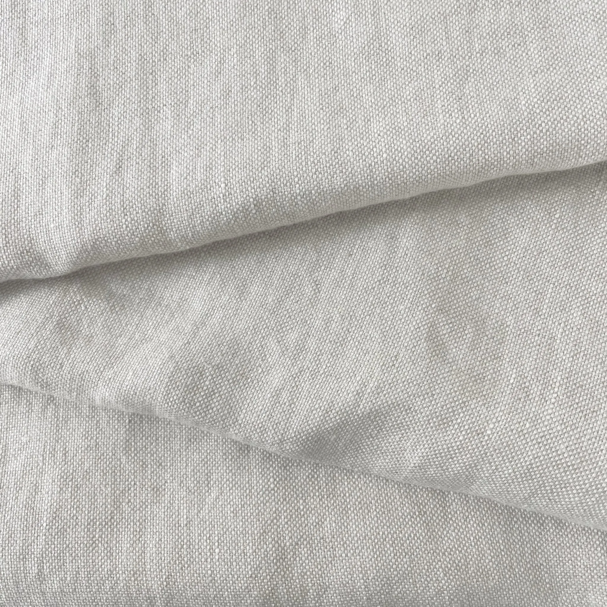 Linen Natural Grey Dot Fabric 7288 7438