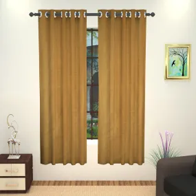 Lushomes curtain 5 Feet, curtains with lining, Green, curtains & drapes, parda, urban space curtains, curtains for living room (Single Pc, 54 x 60 inches)