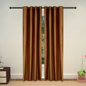 Lushomes curtain 7.5 Feet, curtains with lining, Green, curtains & drapes, parda, urban space curtains, curtains for living room (Single Pc, 54 x 90 inches)