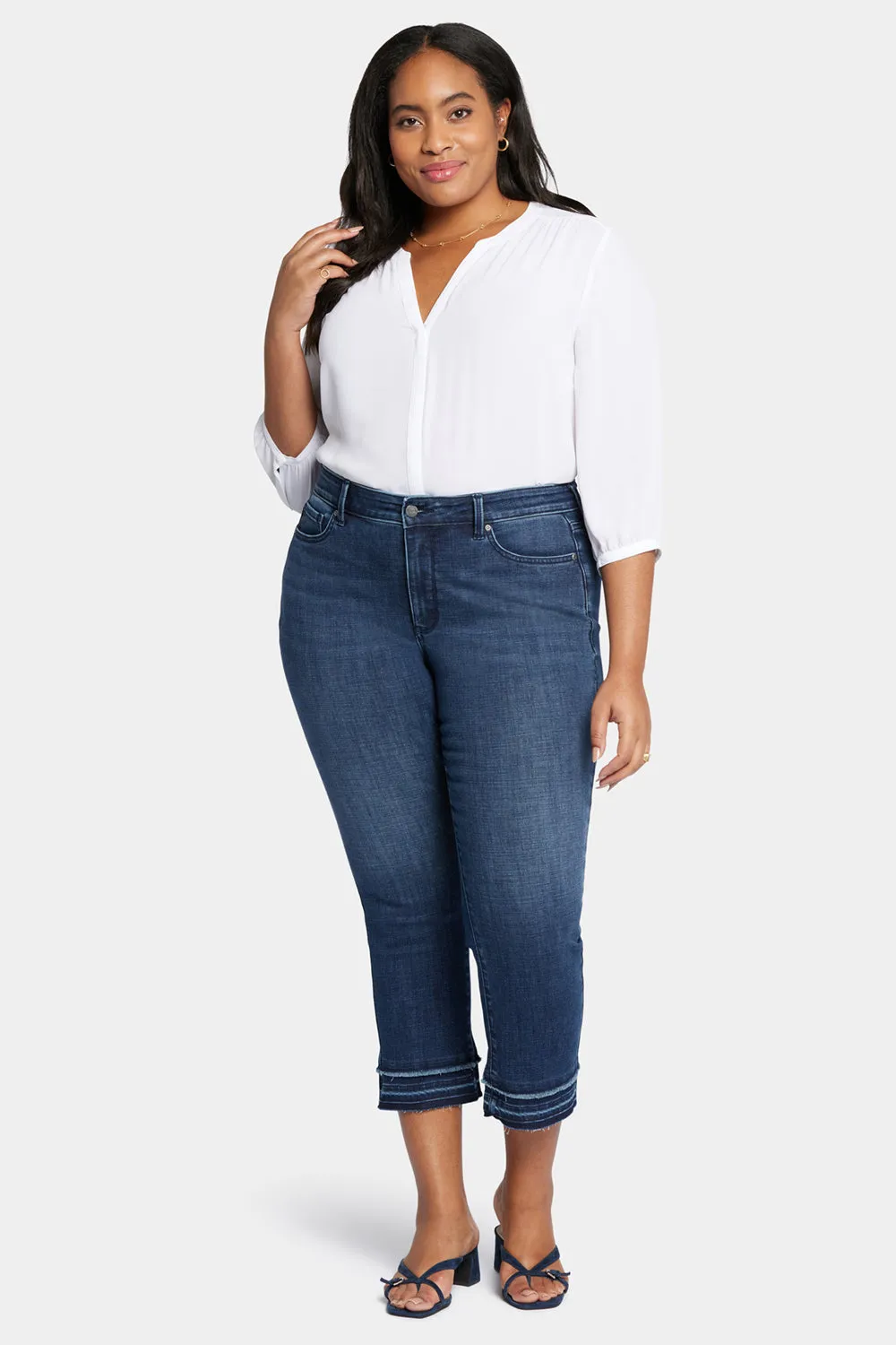 Marilyn Straight Ankle Jeans In Plus Size - Inspire