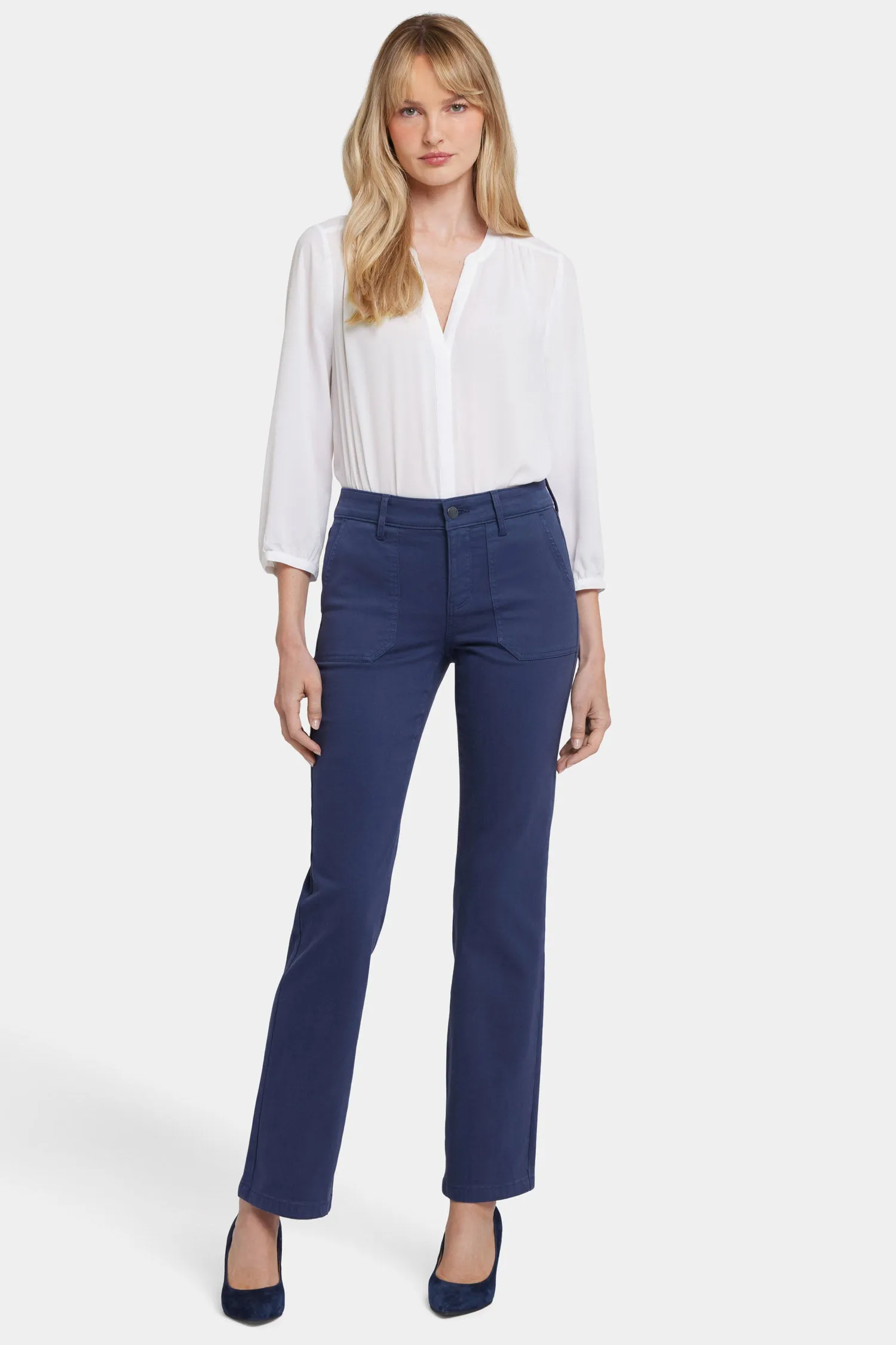 Marilyn Straight Jeans In Petite - Starless Sky