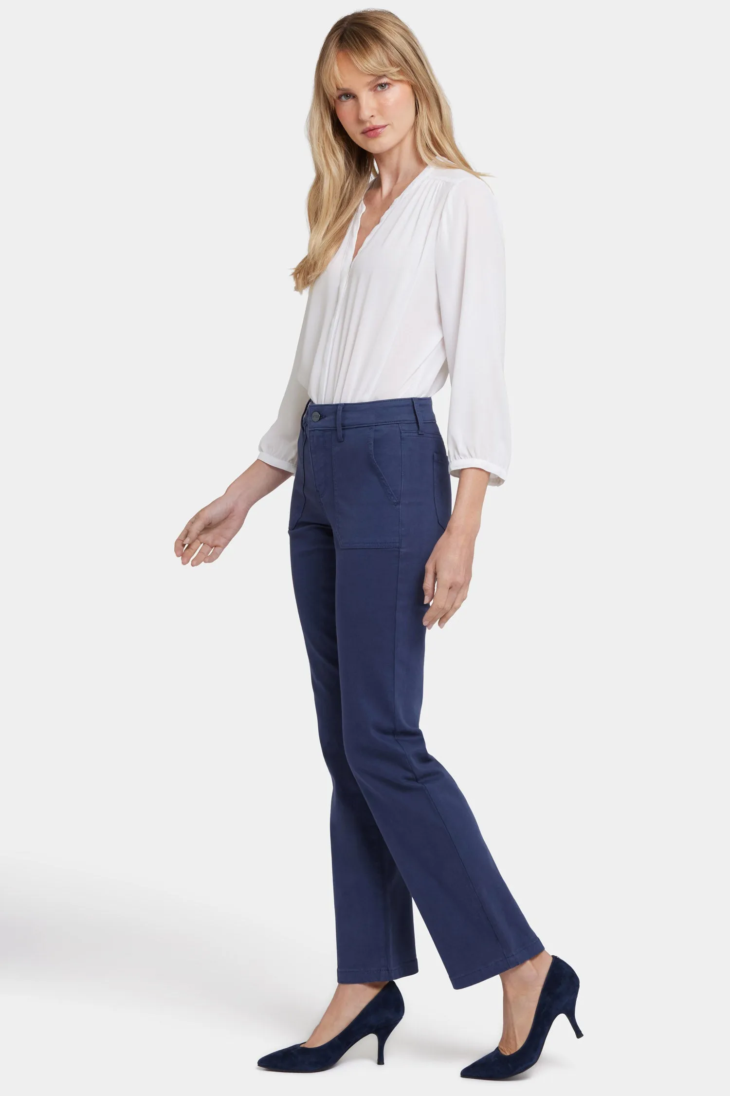Marilyn Straight Jeans In Petite - Starless Sky