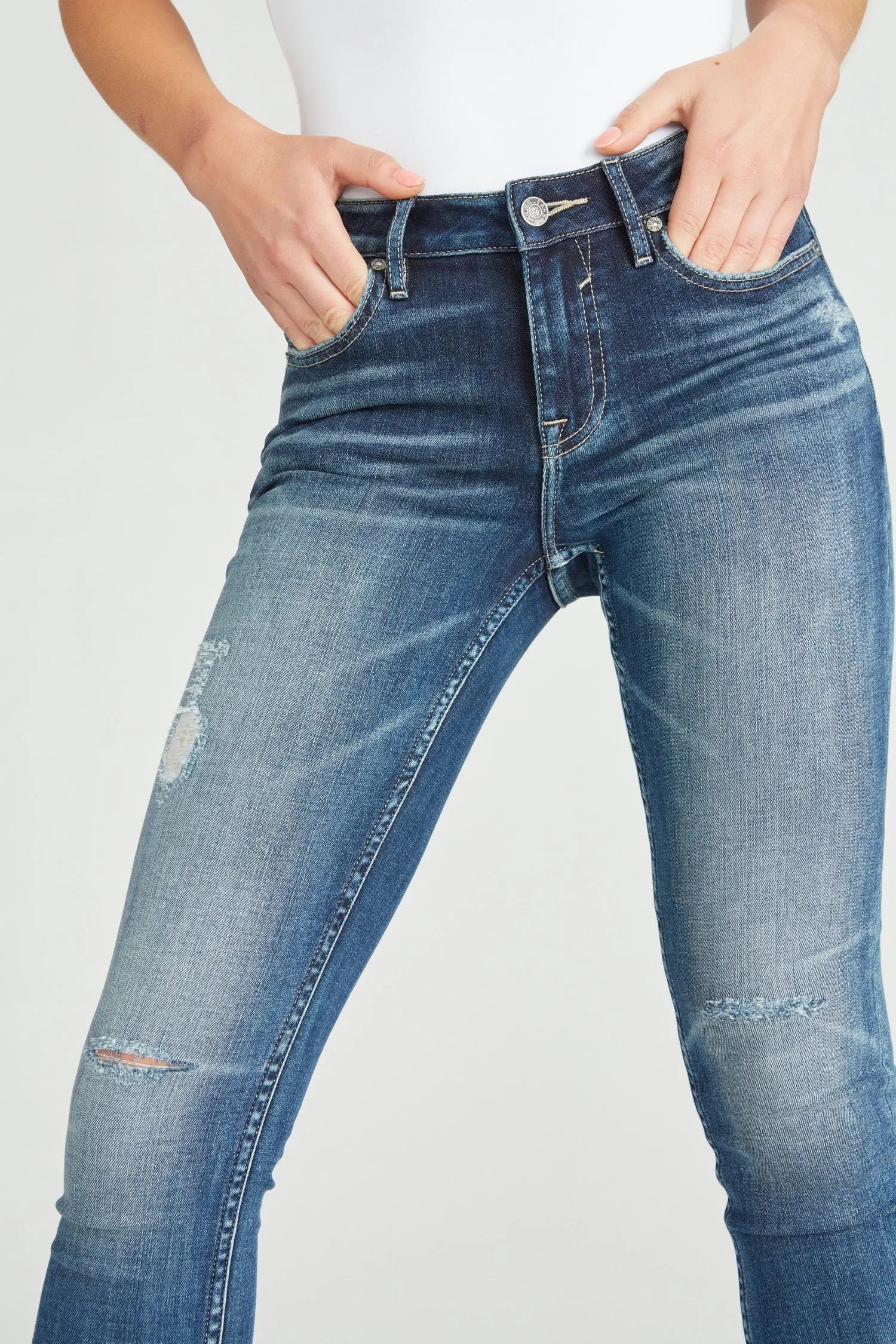 MARLEY MID SKINNY LEG - DARK WASH