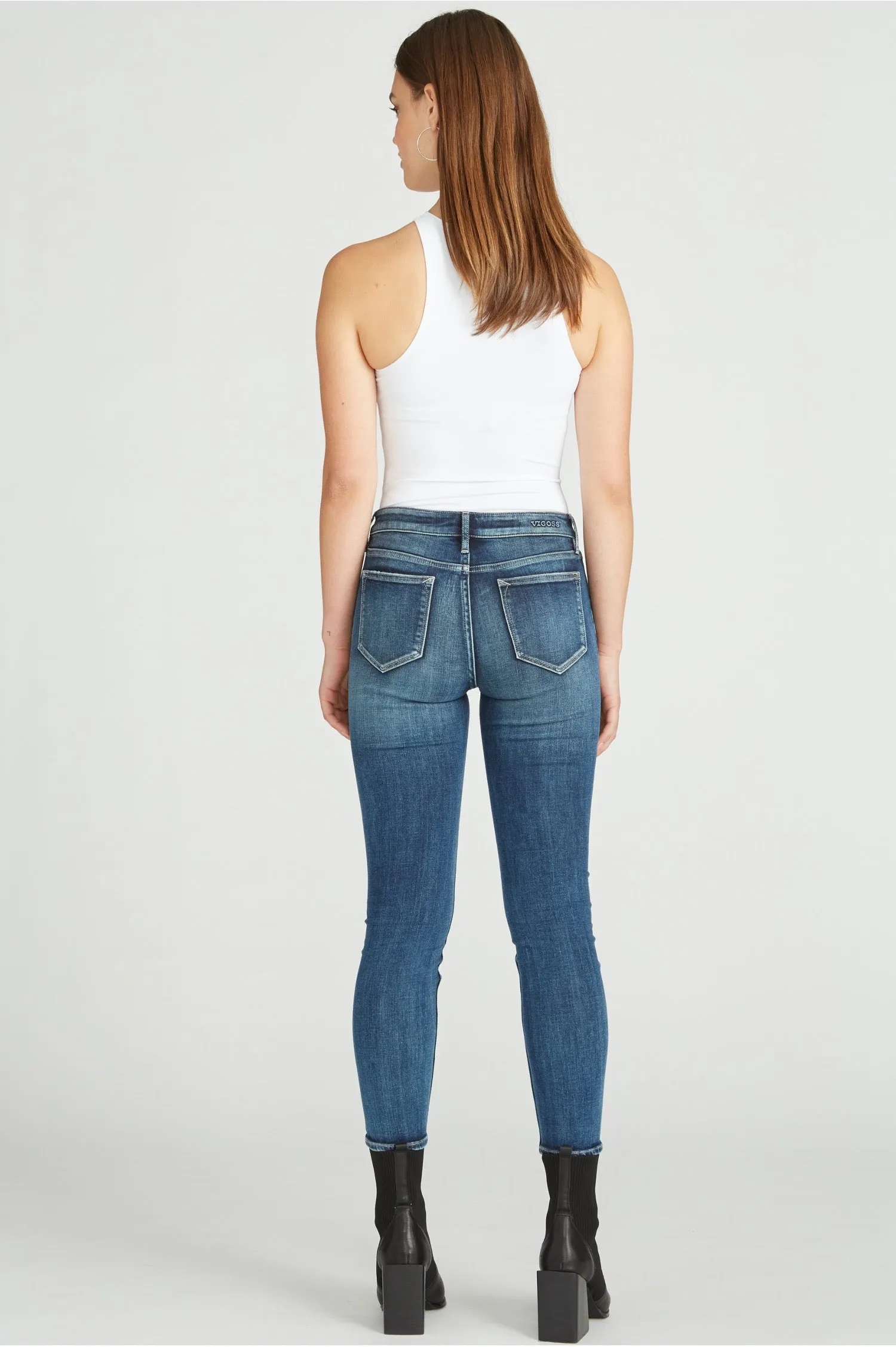 MARLEY MID SKINNY LEG - DARK WASH