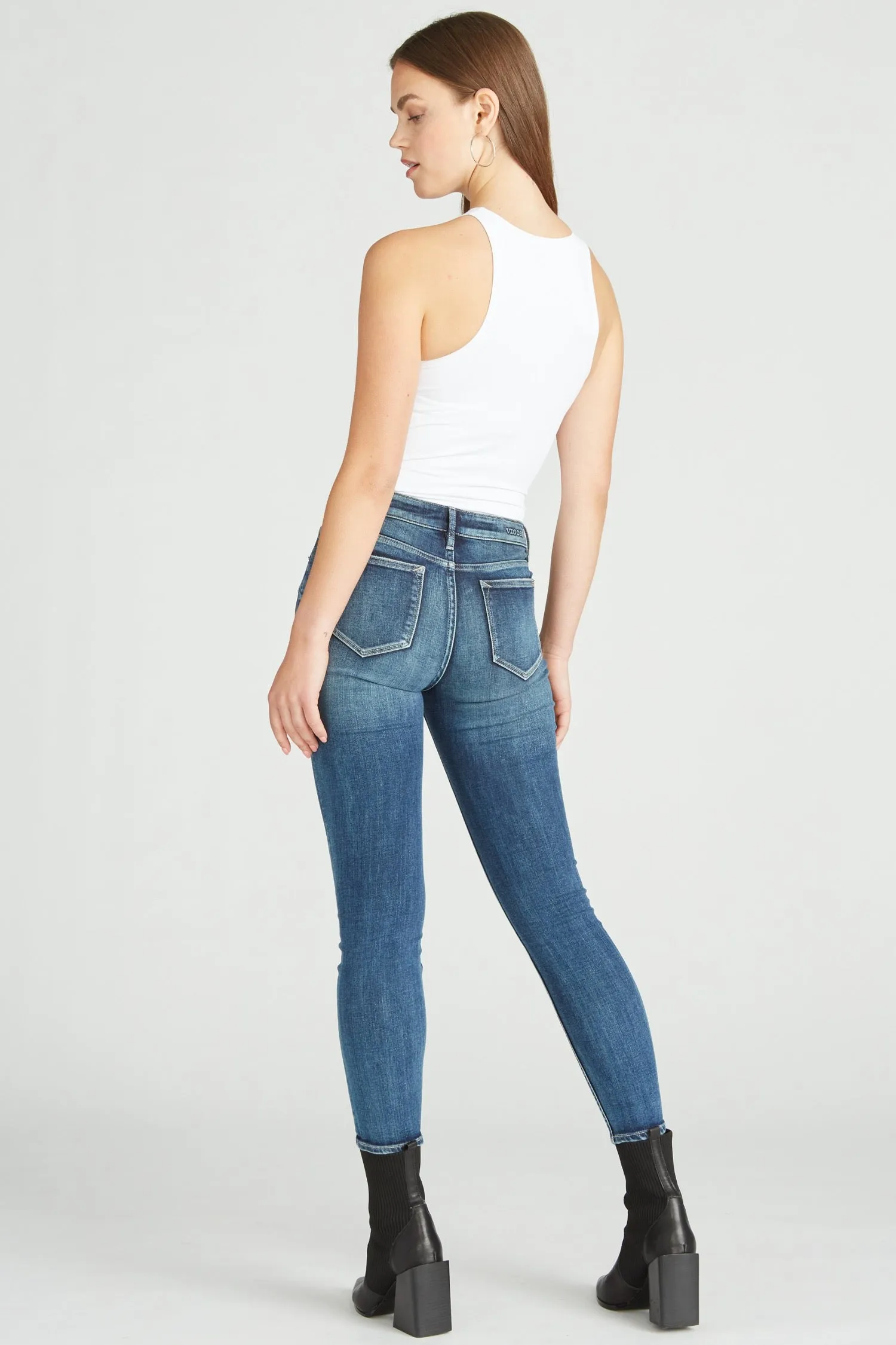 MARLEY MID SKINNY LEG - DARK WASH