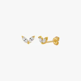 Marquise Double Stud Earrings