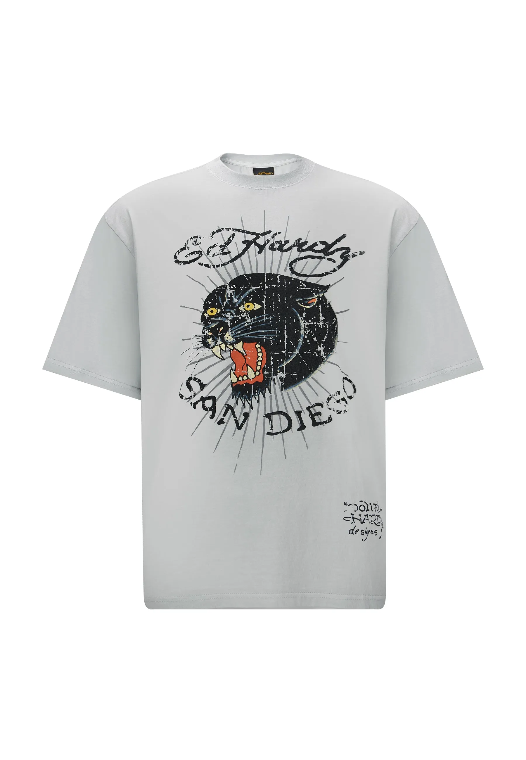 Mens Panther-Diego T-Shirt - Grey