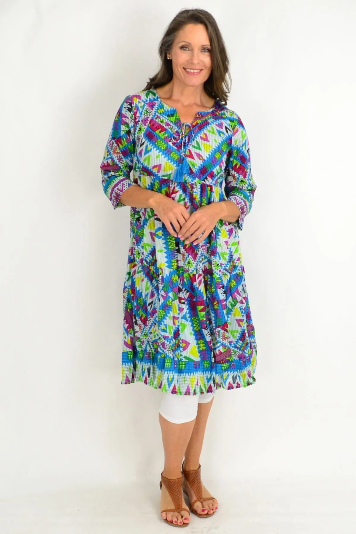 Mexican Festival Tunic Dress