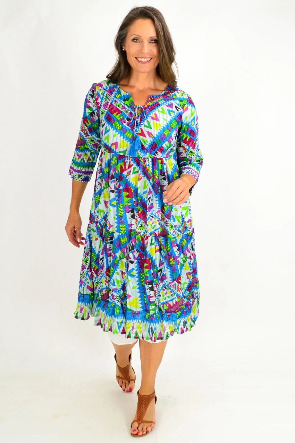 Mexican Festival Tunic Dress