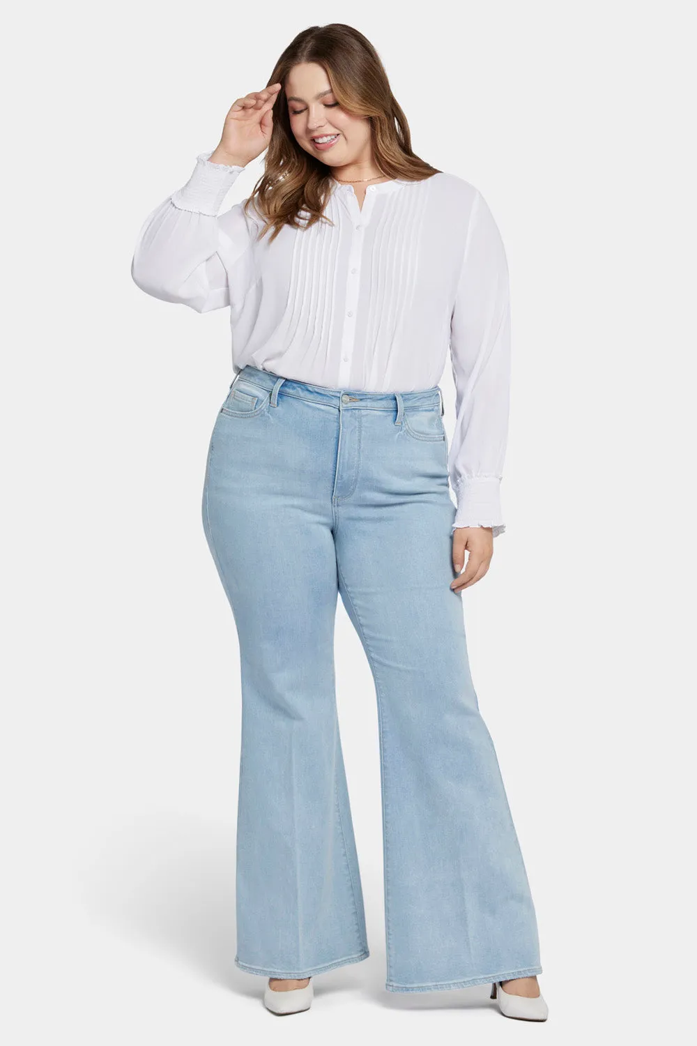 Mia Palazzo Jeans In Plus Size - Westminster