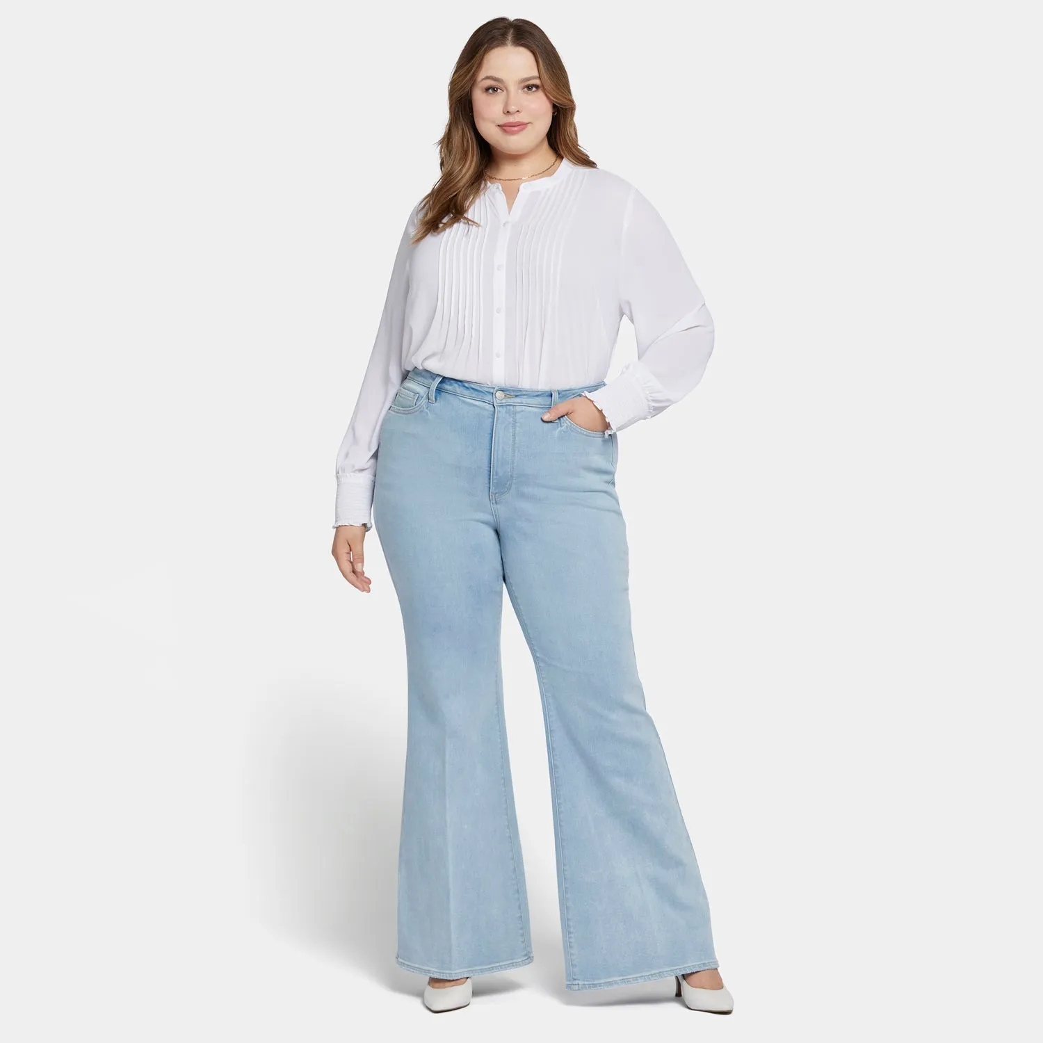 Mia Palazzo Jeans In Plus Size - Westminster