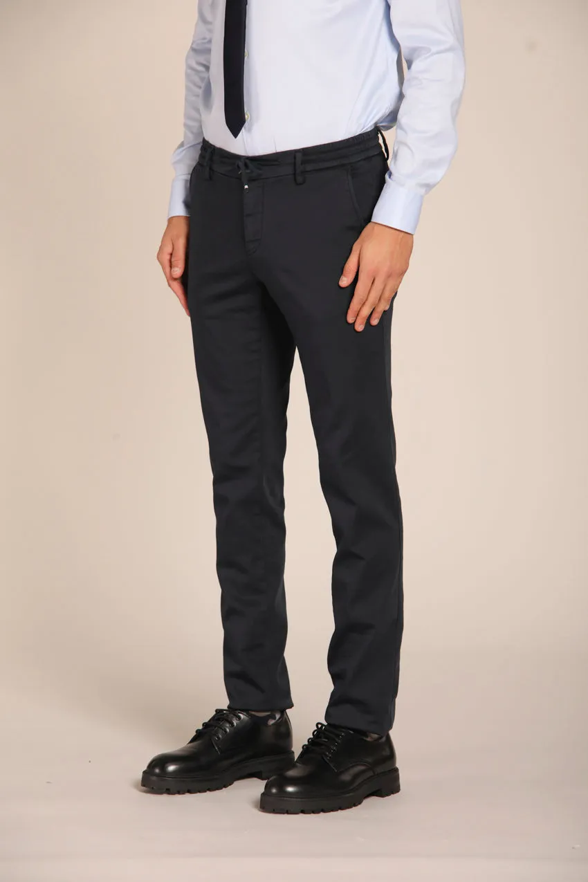 Milano Jogger Travel men's chino pants in jersey active extra slim fit