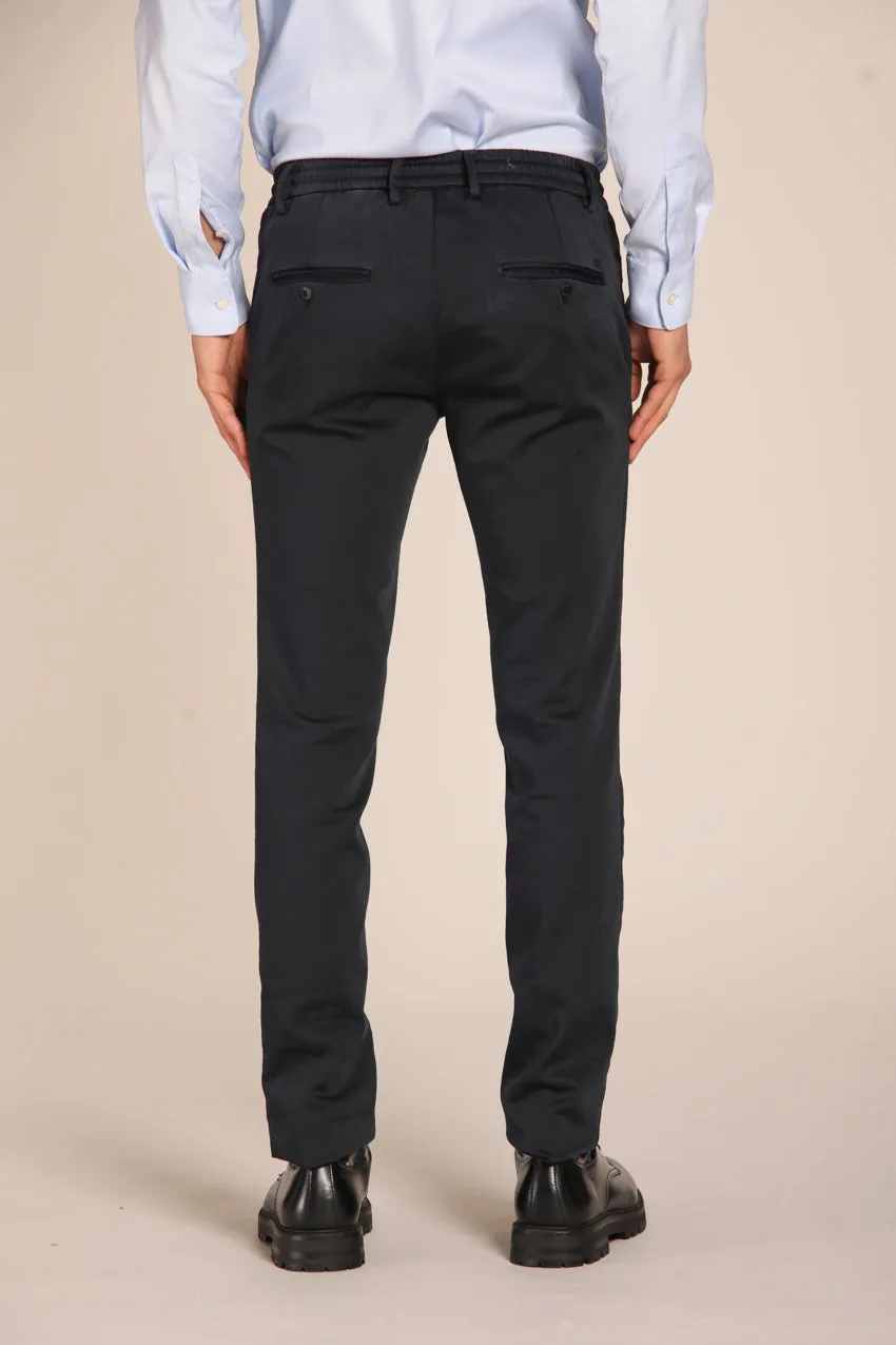 Milano Jogger Travel men's chino pants in jersey active extra slim fit