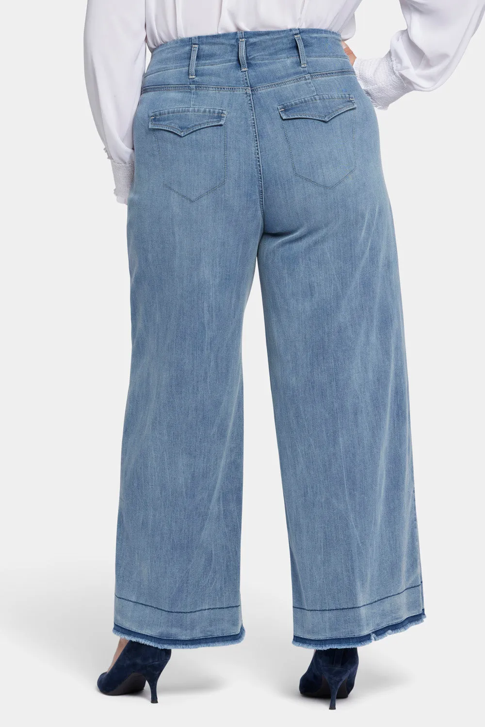 Mona Wide Leg Trouser Jeans In Plus Size - State