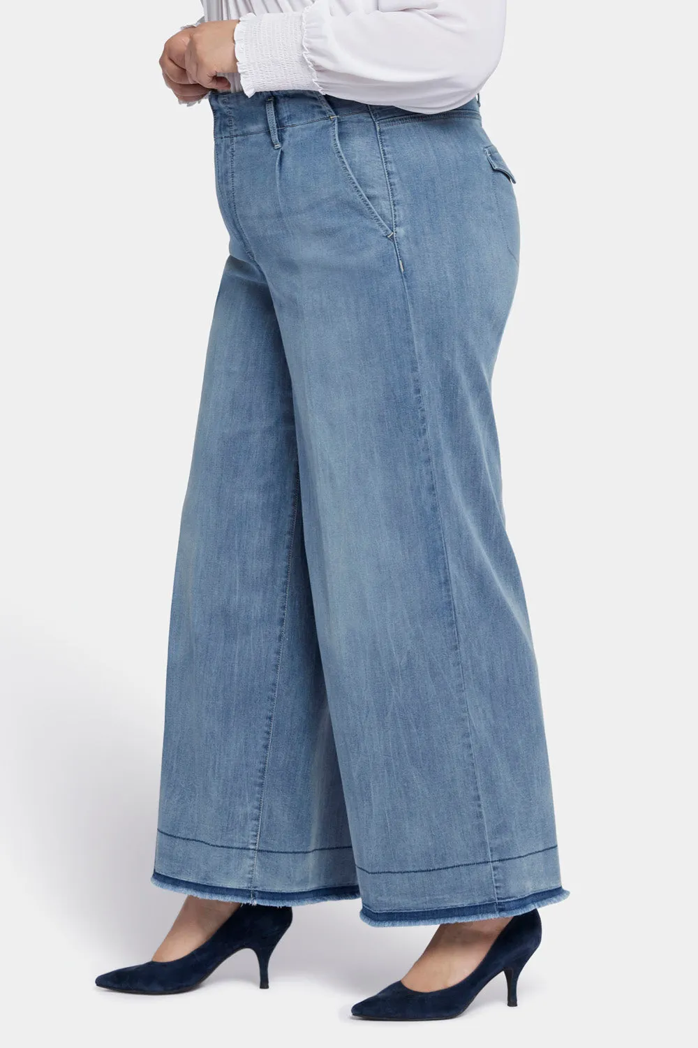 Mona Wide Leg Trouser Jeans In Plus Size - State