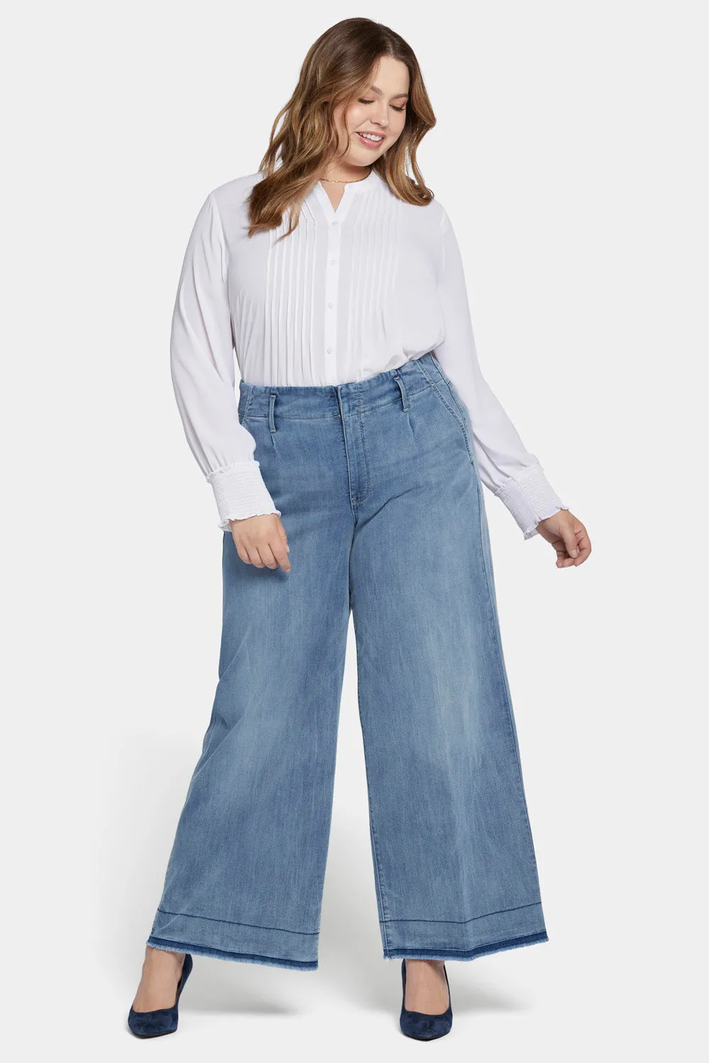 Mona Wide Leg Trouser Jeans In Plus Size - State