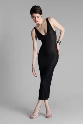 Naked Back Dress - La Femme Amazone