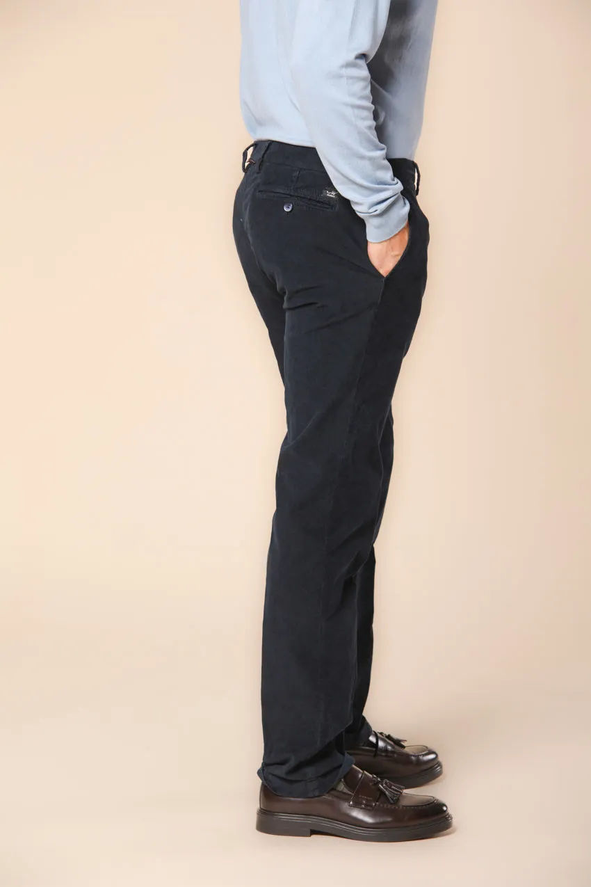 New York men's chino pants in velvet 1000 striped regular fit 