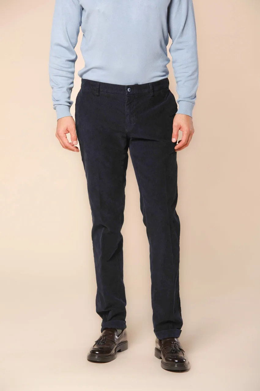 New York men's chino pants in velvet 1000 striped regular fit 