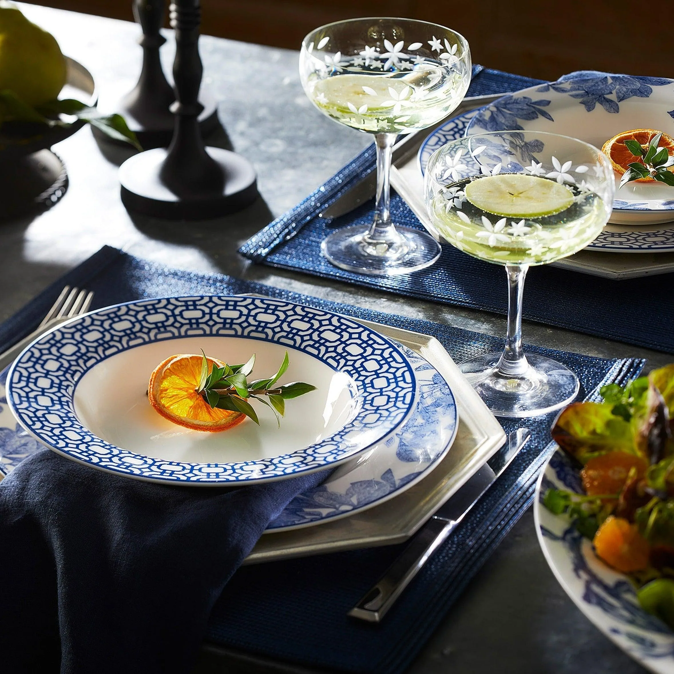 Newport Garden Gate Rimmed Soup Bowl