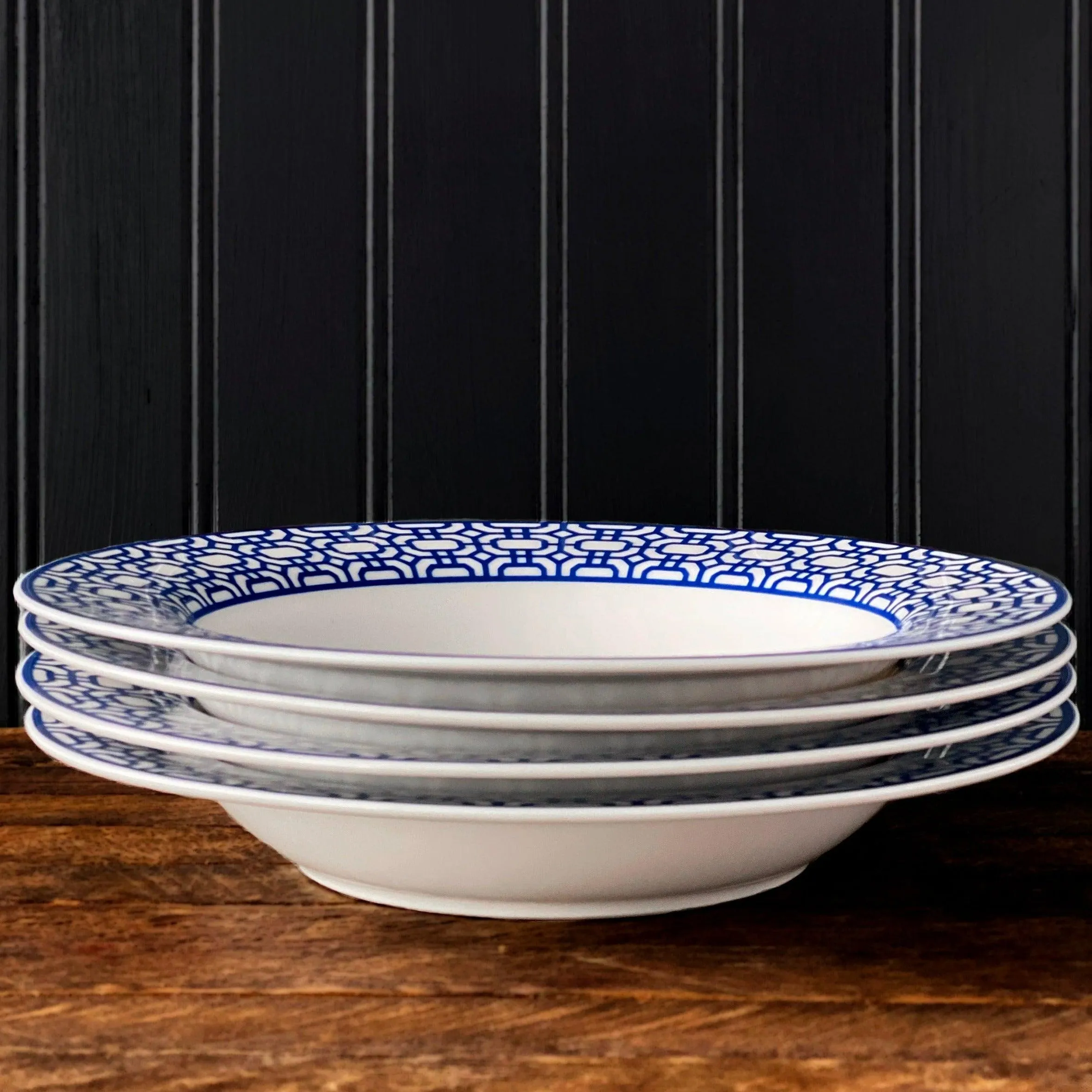Newport Garden Gate Rimmed Soup Bowl