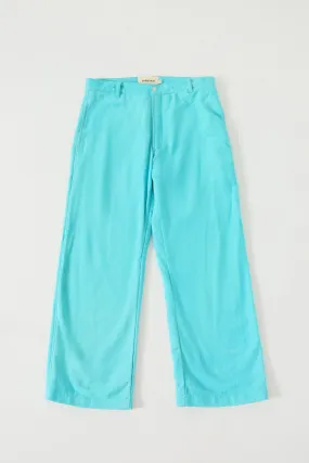 SKY BLUE HANDWOVEN PANTS
