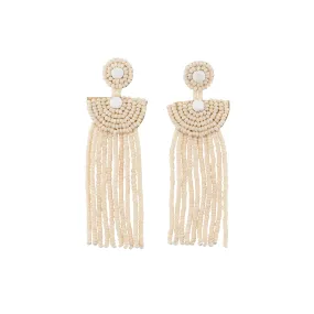 Small Kifungo Tassel Earrings - PINK