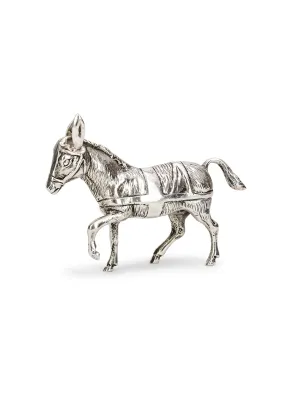 spanish silver donkey figure, circa 1940