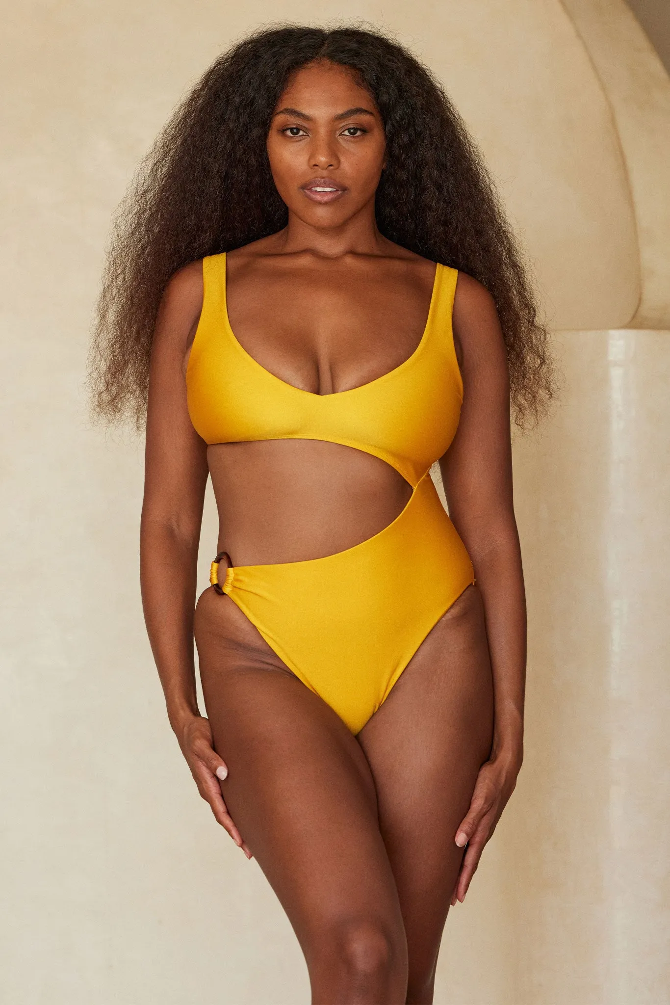 St. Barth's One Piece - Mango Shiny