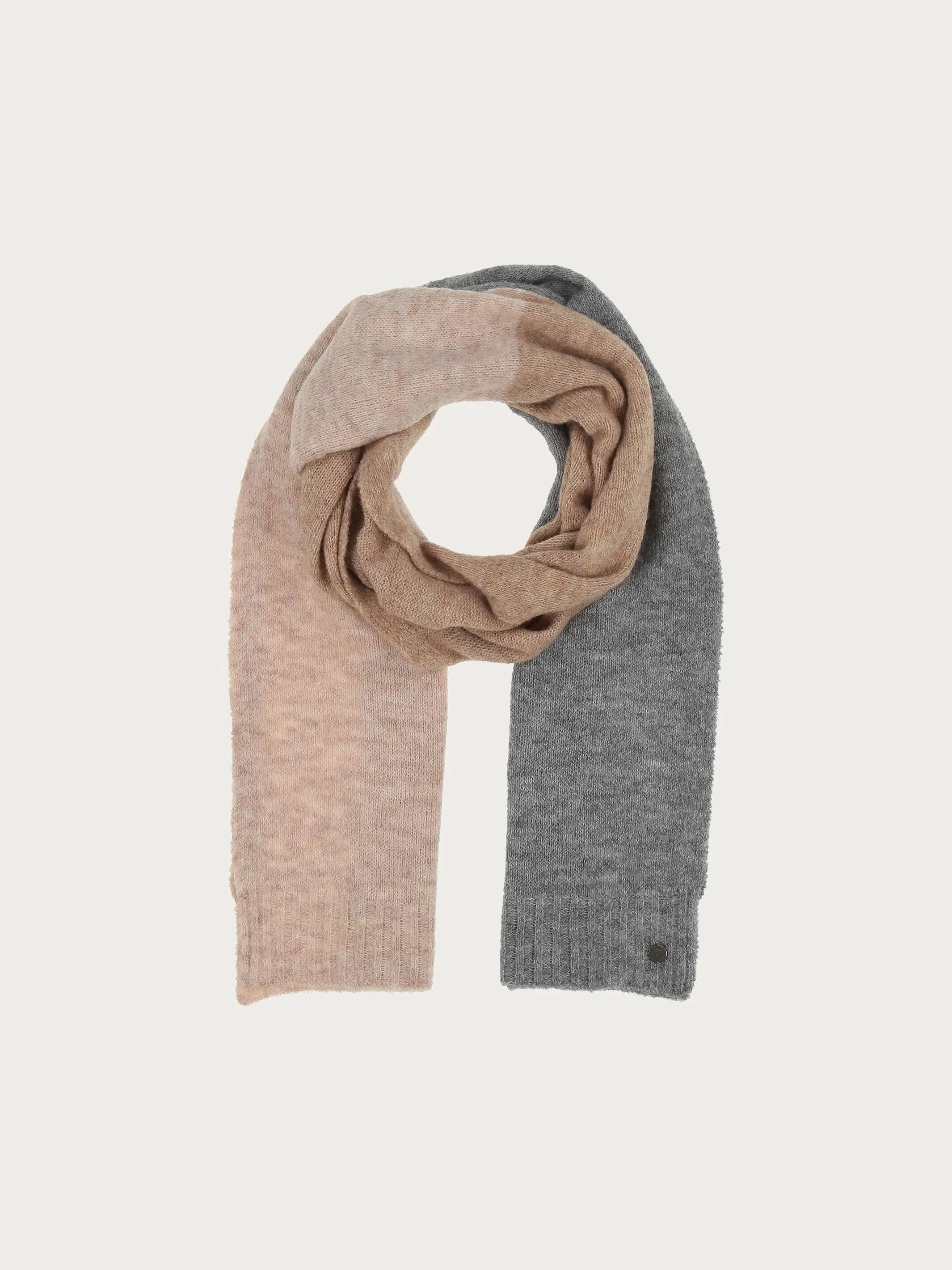 Sustainability Edition - Gestrickter Schal mit Blockstreifen