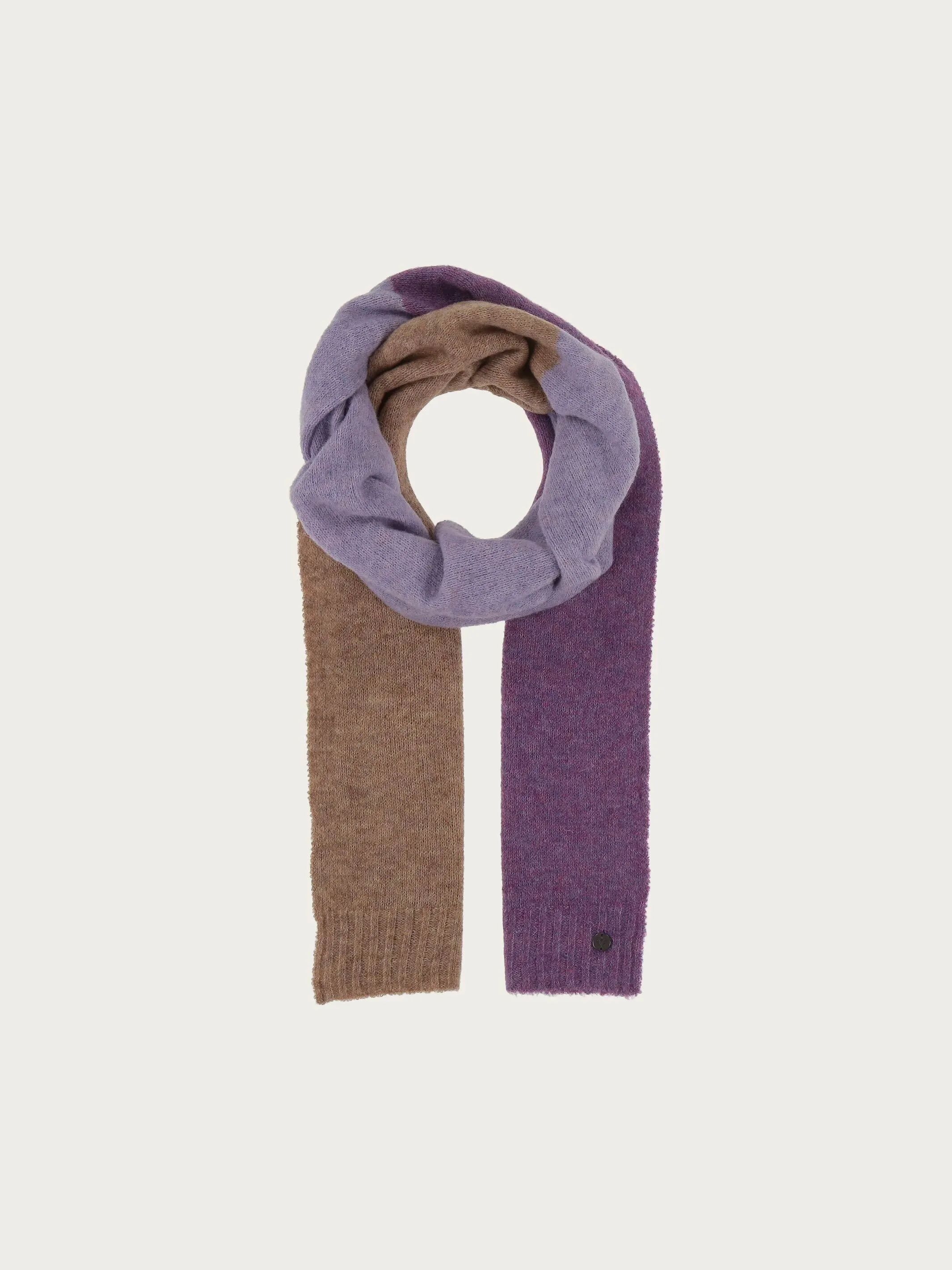 Sustainability Edition - Gestrickter Schal mit Blockstreifen