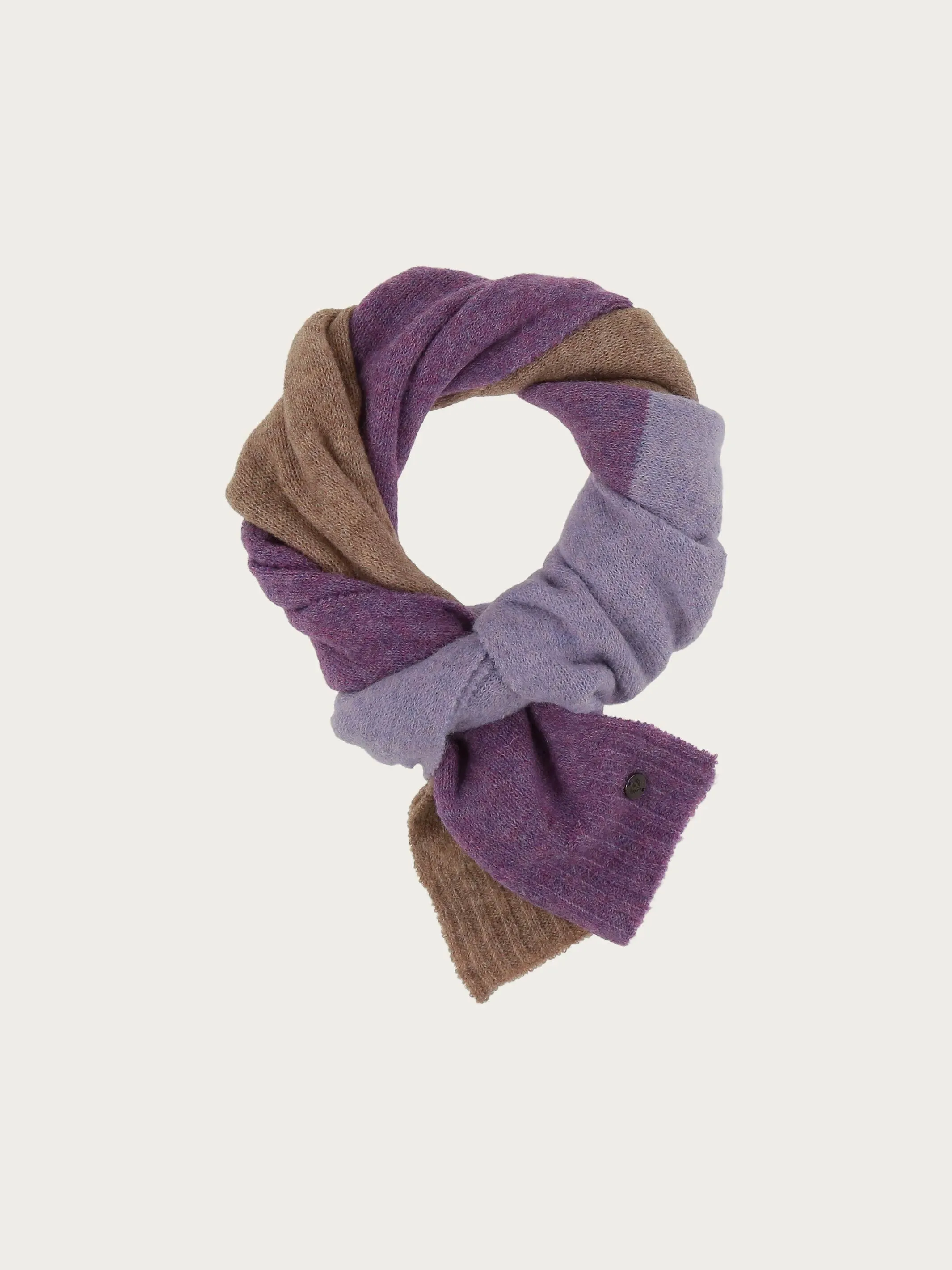 Sustainability Edition - Gestrickter Schal mit Blockstreifen