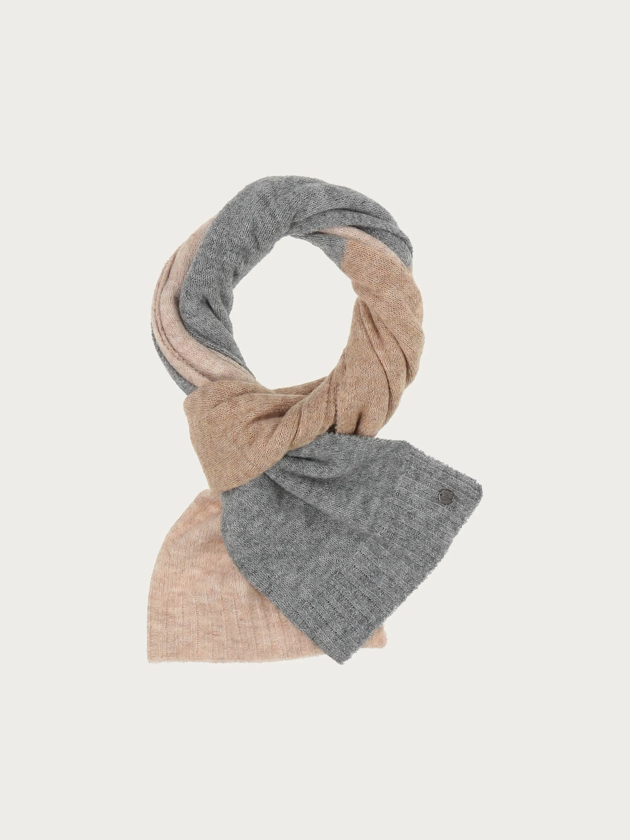 Sustainability Edition - Gestrickter Schal mit Blockstreifen