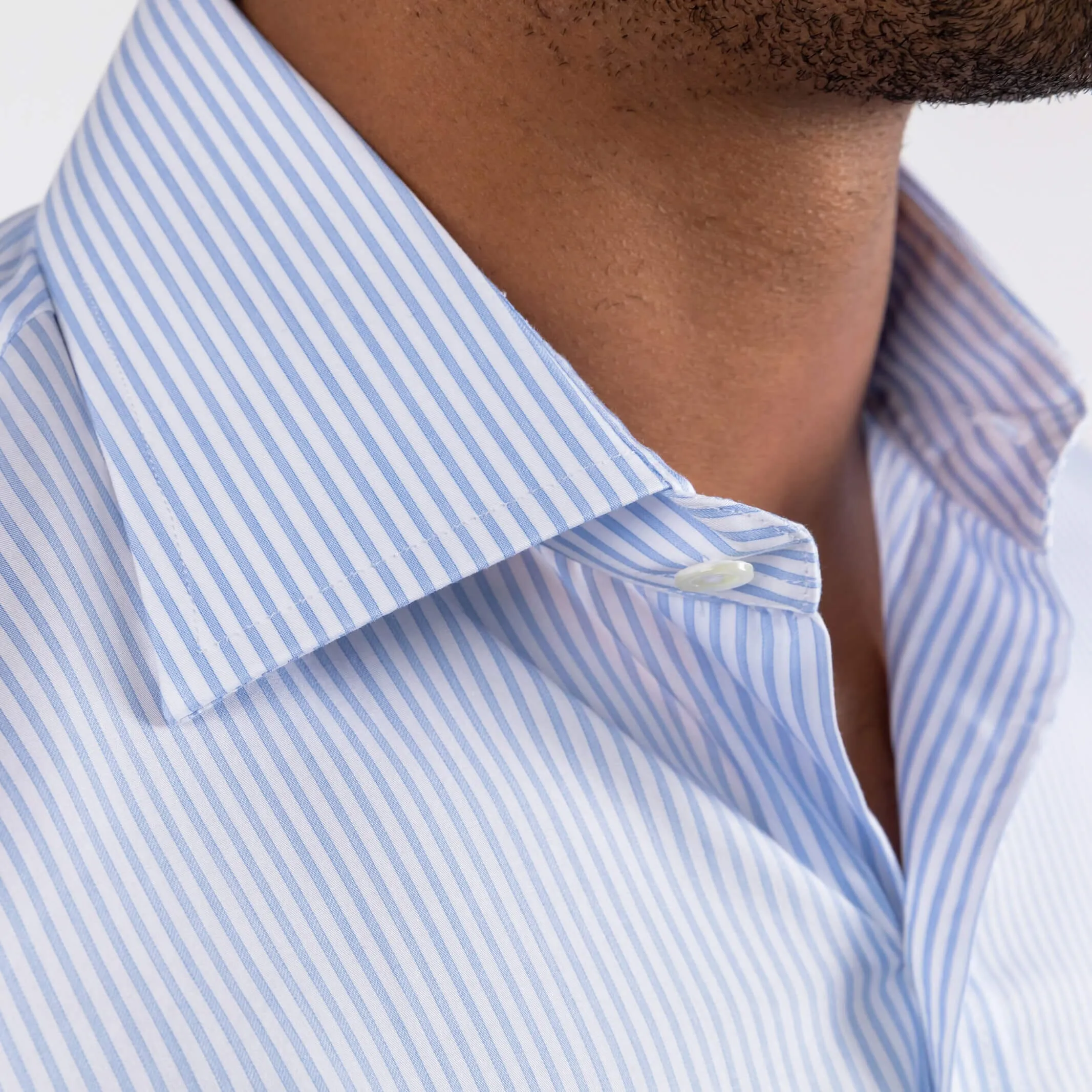 The Blue Kent Stripe Custom Shirt