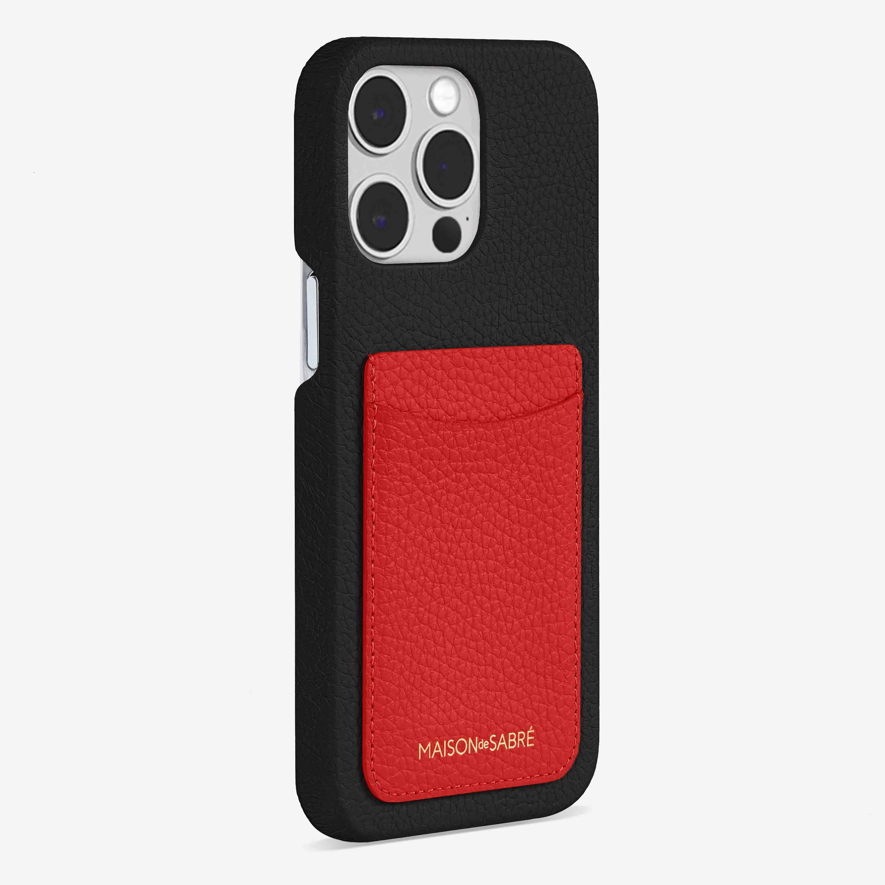 The Card Phone Case iPhone 12 Pro - Pomegranate Caviar