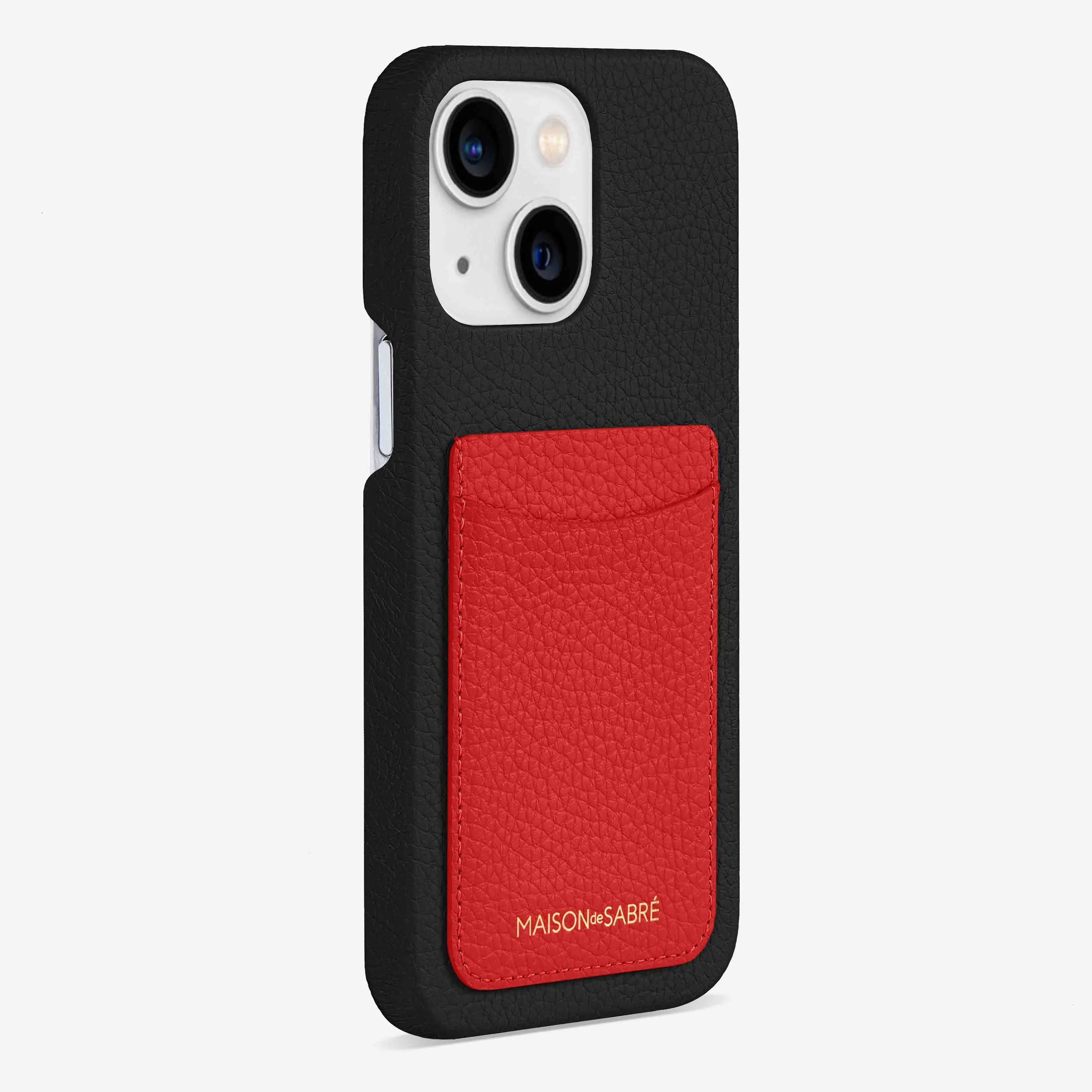 The Card Phone Case iPhone 13 - Pomegranate Caviar
