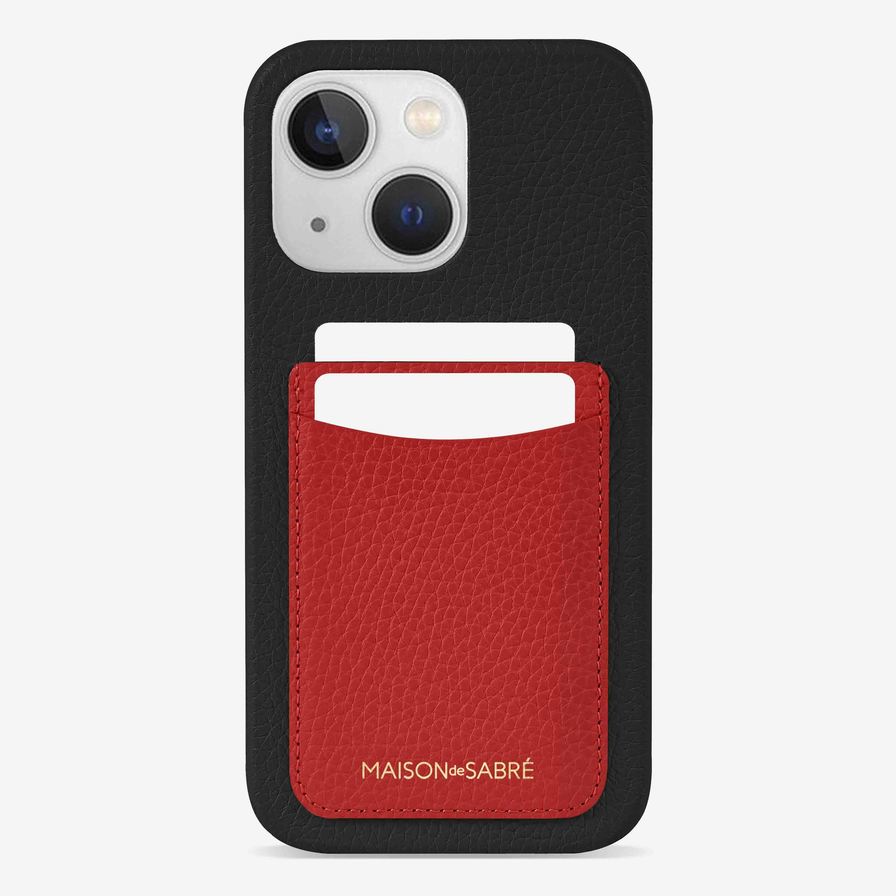 The Card Phone Case iPhone 13 - Pomegranate Caviar
